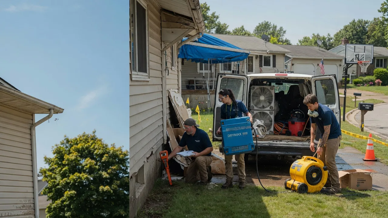 Ceiling Leak Cleanup in Dahinda, IL near me